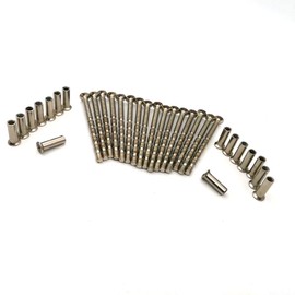 M4 Door Handle Screws Bolt Connecting Fixing for Handles,Escutcheons,Rose, Door Lock,Knob and Others(Nickel Color) 16Pieces