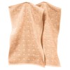 Möve Quadretti Guest Towel Set of 2 Terry Sand-Apricot Size