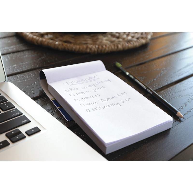 Pacon MMK09532 Convenient Note Pad, White