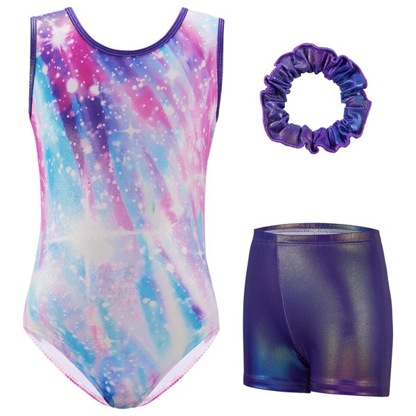 ESHOO Gymnastics Leotards for Girls Sparkly Shiny Ballet Dance Unitards