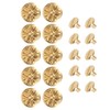 10 Sets Rivets Studs Screw 13mm Chrysanthemum Leathercraft Button Decoration