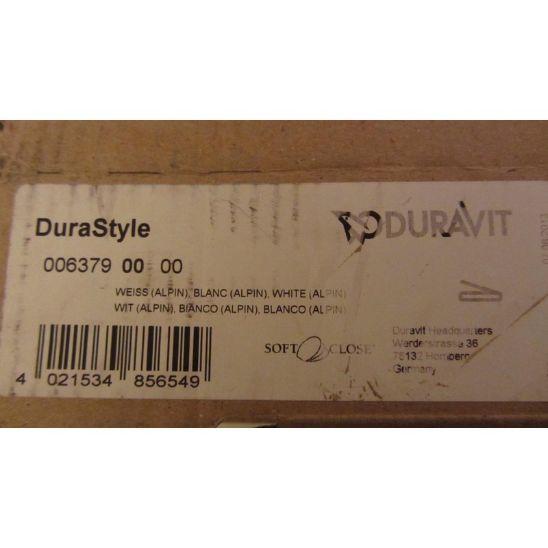 Duravit 0063790000 63790000, Off-White