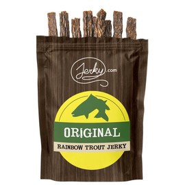 Original All Natural Rainbow Trout Jerky - The Freshest and Best Trout Jerky on the Market - 100% Whole Muscle Rainbow Trout - No Added Preservatives, No Added Nitrates and No Added MSG - 1.75 oz. bag