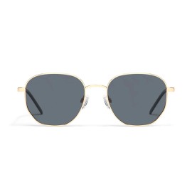 QUAY Unisex Big Time RX QT-000605 Gold / Smoke Polarized Sunglasses