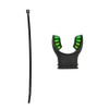 Scuba Choice Ultra Black Silicone Mouthpiece with Regulator Tie -