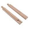Btibpse Wooden Drawer Slides 40cm Classic Wood Center Guide Track