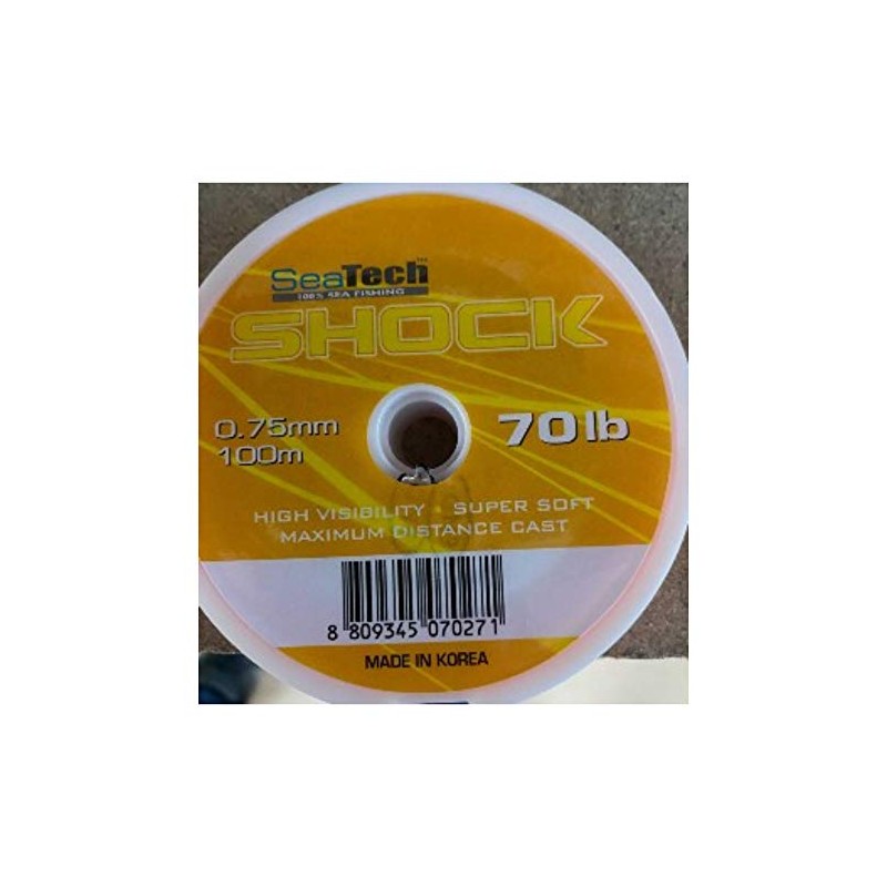 SEA TECH Shock Shockleader Orange 70lb/0.75mm 100m Orange