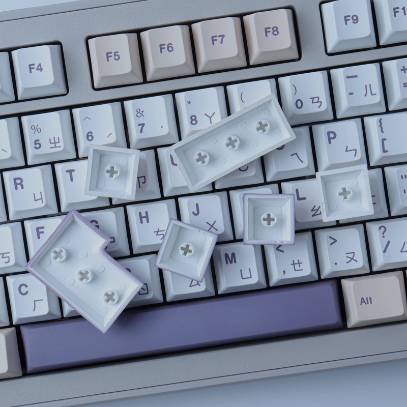 Tsungup PBT Keycaps, 142 Keys Cherry Profile Keycap Dye Sublimation