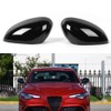 2pcs Side Rearview Mirror Cover Decorative Housing Fit for Alfa