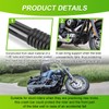Mofun Front Engine Guard Flat-Out Bar Compatible with Harley Dyna