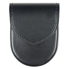 Bianchi 90H-2HS Safariland 90H Hand Cuff Case w/Flap (Standard Sized Hinged), Plain Black w/Hidden Snap, One Size