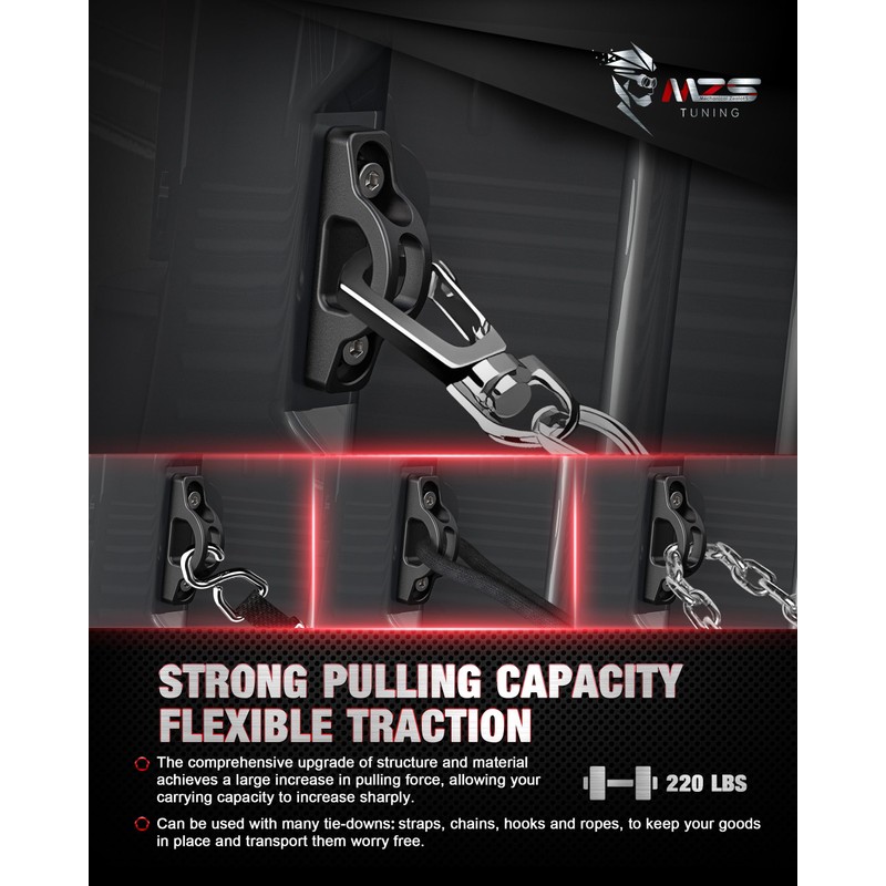 Tie Down Hooks Truck Bed Anchors Rear Rope Hook Compatible