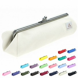 watona Canvas Pencil Pouch, whites
