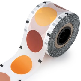 WYZworks Cup Sealer Film, Matte White 4 Brown Tones Lid Seals 3275 cups per roll @ 90mm-105mm, for Milk Tea, Coffee & Autumn Fall Seasonal Drinks Bubble Boba Beverage Sealing Film for PP Plastic Cup