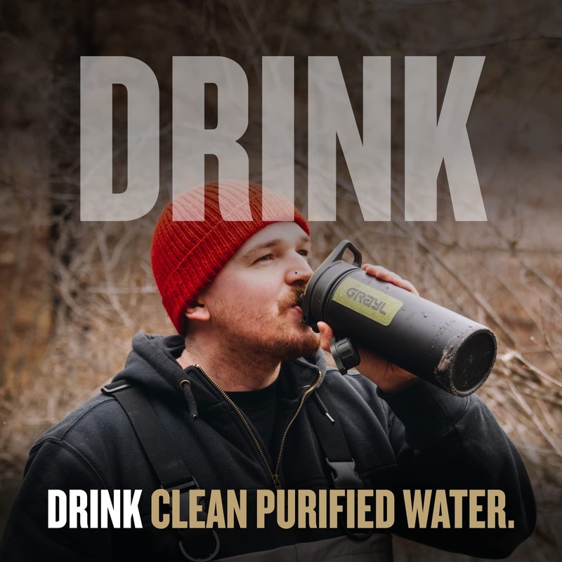 GRAYL GeoPress Replacement Filter & Purifier Cartridge (Hi-Vis Orange)