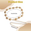 PMTFUMY Hollow Out Daisy Chain Belt for Stylish Looks,Western Metal