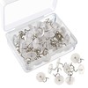 KUUQA Upholstery Twist Pins Clear Heads Bed Skirt Pin for