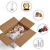 SPEPLA 7x5x4 Shipping Boxes for Small Business,40 Pack White Corrugated