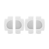 Toggle Bearing Cap Basement Window Fastener Replacement Part Set White