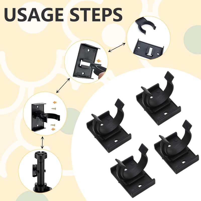 24 Pcs Plinth Clips with, Bath Panel Clips, Kitchen Plinth
