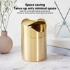 Mini Countertop Trash Can, Stainless Steel Desktop Trash Cans Swing