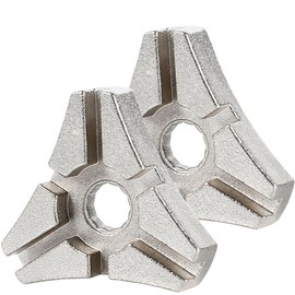 Eyech 2Pcs Bicycle Spoke Wrench Spanner Set 3.2/3.3/3.5mm 6-Slot Triangular Design Spoke Rim Tool for Adjusting and Repairing Bicycle Wheel Tension