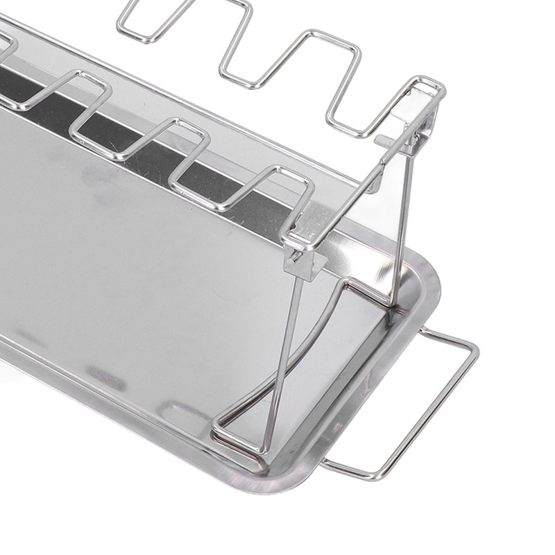 Chicken Wing Leg Rack Stainless Steel Foldable BBQ Rack Portable