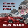 Alternator Connector Pigtail Replace 7283-8851 Fit for Nissan Rogue 2014-19