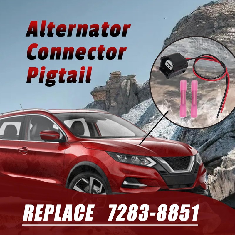 Alternator Connector Pigtail Replace 7283-8851 Fit for Nissan Rogue 2014-19