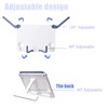 Lemical Desktop Sturdy Bookstand for Cookbook Adjustable Book Holder Reading