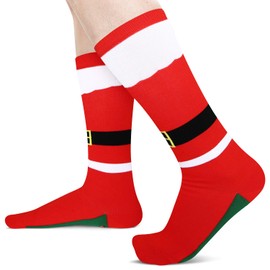 HAPPYPOP Christmas Gifts Stocking Socks for Girls - Christmas Knee High Elf Socks Secret Santa Xmas Stocking Stuffers for Kids