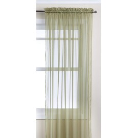 Stylemaster Elegance Sheer Voile Panel, 60" x 84", Sage