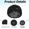 Abeillo 3PCS Crochet Hair Net, Soft Hair Net for Silk