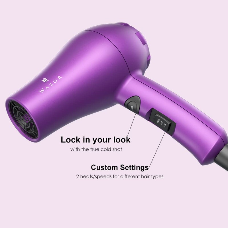 Small Lightweight Hair Dryer for Kids Compact Blow Dryer for