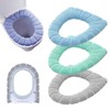 Guojanfon Bathroom Soft Thicker Warmer Stretchable Washable Cloth Toilet Seat
