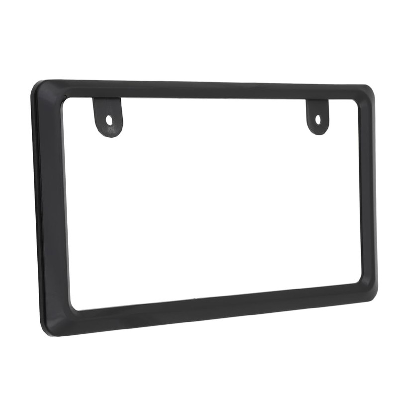 NanoSight License Plate Frame, Gloss Black, Light Vehicles, Regular Cars,