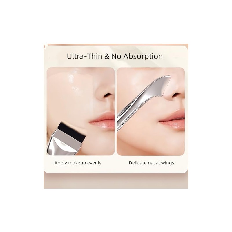 2-in-1 Makeup & Mask Brush – Silicone Foundation Applicator for