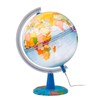 TOPGLOBE 20cm Illuminated Globe - English Map - Modern Political