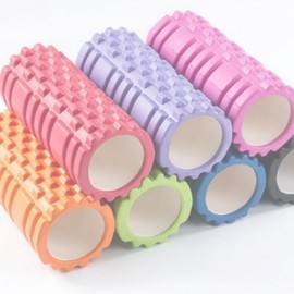 Textured Acupressure EVA Muscle Calf Roller 30cm Double-Sided Foam Roller Green 30cm