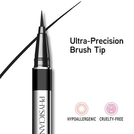 Physicians Formula Eye Booster Lash 2 en 1 estimulante delineador de ojos y suero, Negro, 0.016 Fl. Oz.