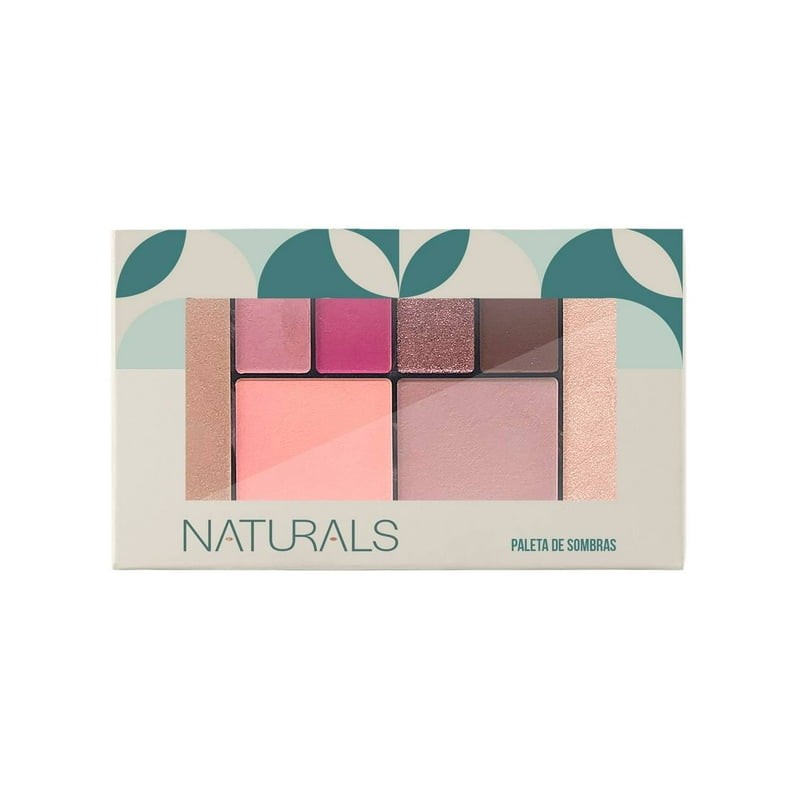 Paleta De Sombras Naturals Tono Cálidos Compacta 12gr