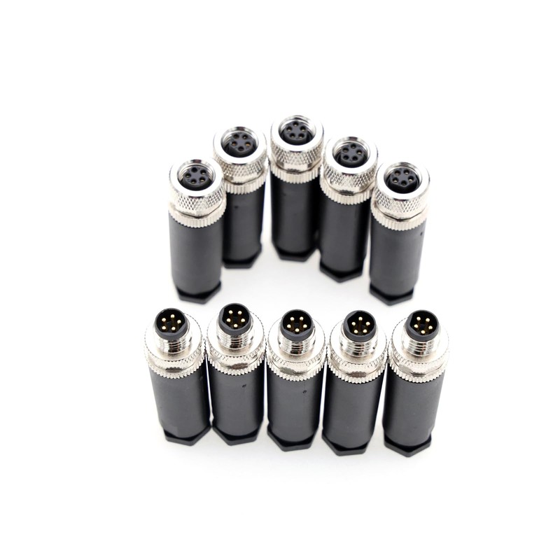 ZBLZGP M8 5 Pin Waterproof Connector Male Female Aviation B