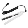 Professional Electric Hair Straightening Curling Iron DualUse Hair Straightener (White