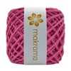 MAKRAMA Hilaza de Algodón 4mm Macramé 500g Colores (Rosa Fucsia)