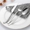 60 Piece Heavy Duty Stainless Steel Silverware Set for 12,