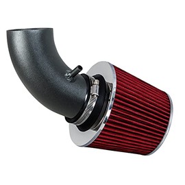 RSG MATT BLACK PIPE with RED Short Ram Intake Kit with Filter For 03-06 PT Cruiser 2.4L Turbo