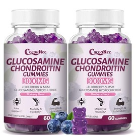 CocoaNee 2 Packs Glucosamine Chondroitin Gummies