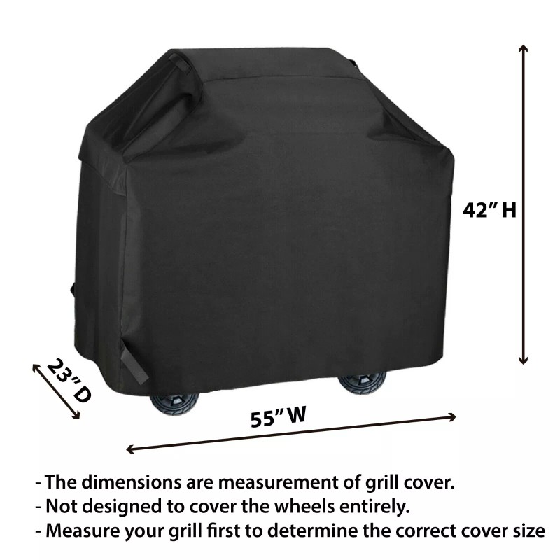 Unicook Heavy Duty Universal Waterproof Barbecue Grill Cover 55" BBQ