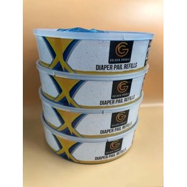 Nappy Bin Pail Refill Cassettes (Pack of 4)