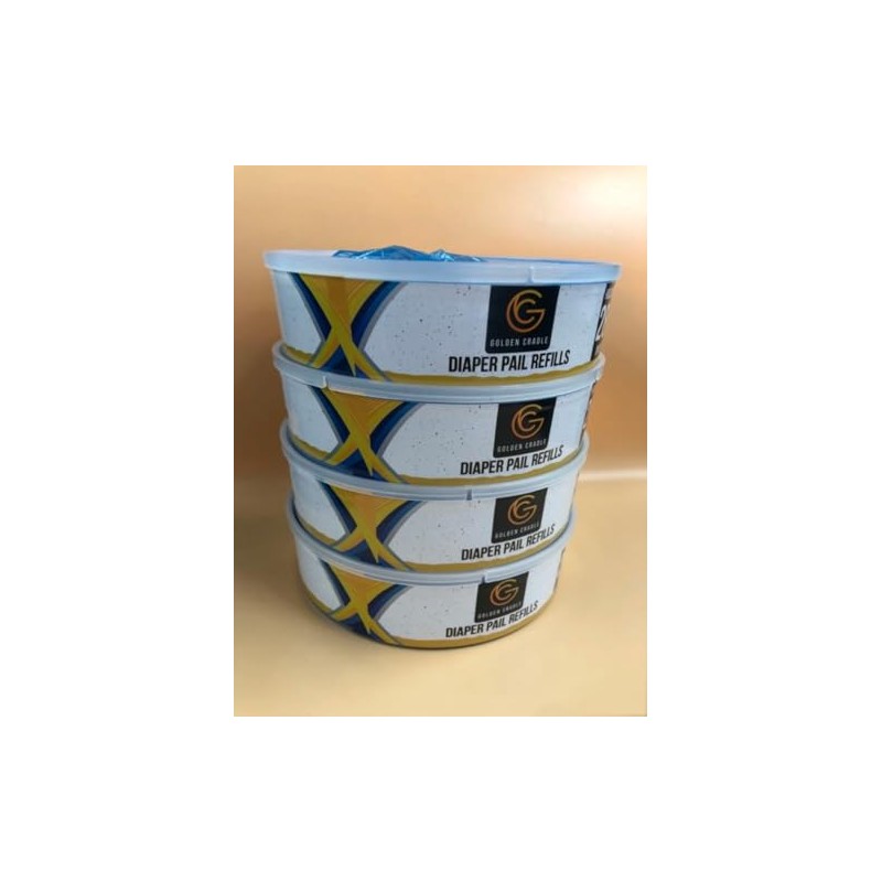 Nappy Bin Pail Refill Cassettes (Pack of 4)